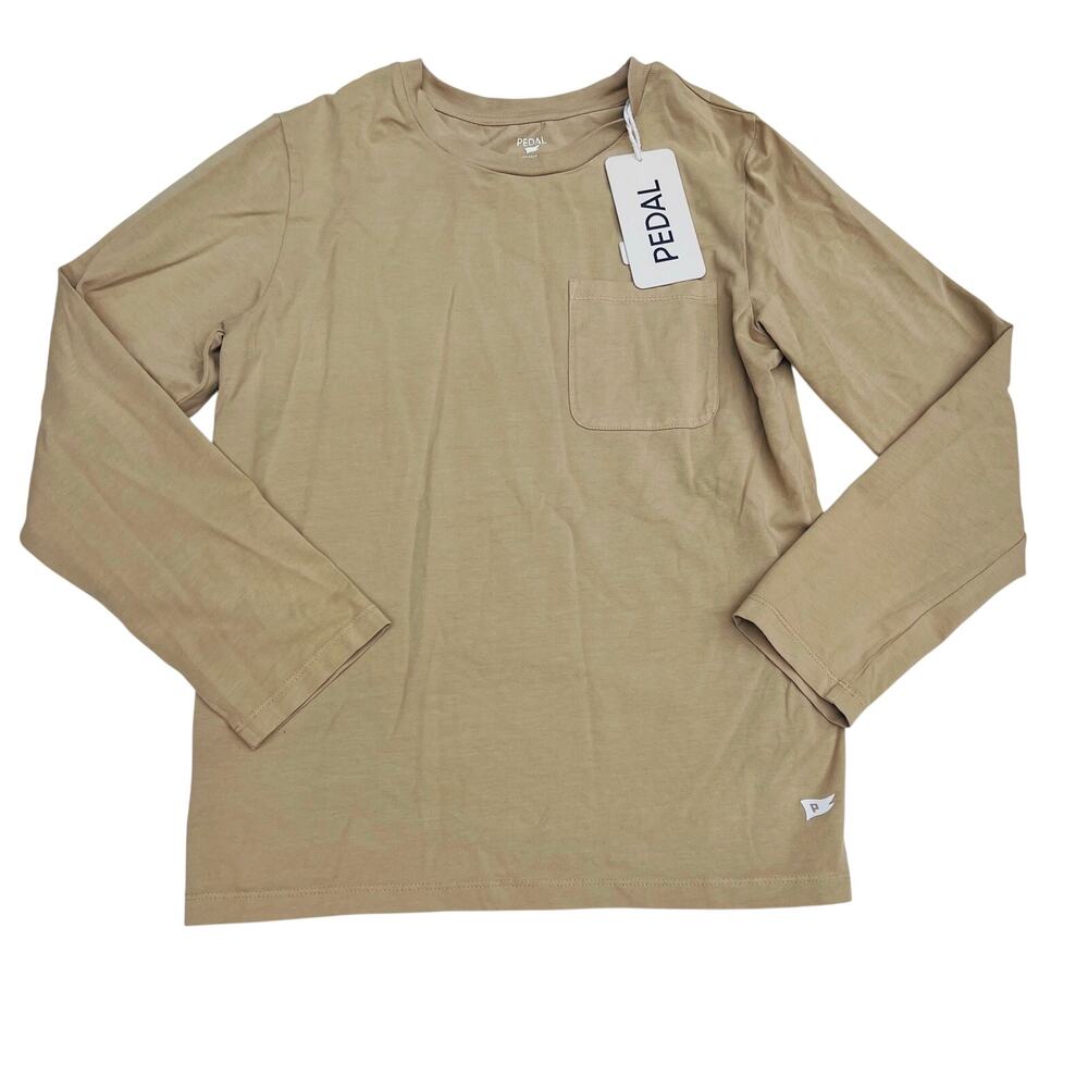 NWT Pedal Size 12 Organic Khaki Venice Tee